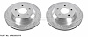 Cross-Drilled and Slotted Brake Rotors Rear - image 1