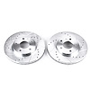 Cross-Drilled and Slotted Brake Rotors Front - image 1