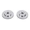 Power Stop Drilled And Slotted Brake Rotor - image 1
