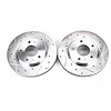 Power Stop Drilled And Slotted Brake Rotor - image 1