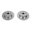 Cross Drilled And Slotted Brake Rotor Rear - image 1