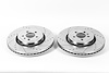 Cross Drilled And Slotted Brake Rotor Front - image 1
