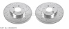 Cross-Drilled and Slotted Brake Rotors Front - image 1