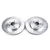 Cross-Drilled and Slotted Brake Rotors Front - image 1