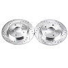 Cross-Drilled and Slotted Brake Rotors Rear - image 1