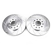 Power Stop Drilled And Slotted Brake Rotor - image 1