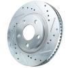 Evolution Drilled And Slotted Brake Rotor, Rear