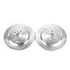 Cross-Drilled and Slotted Brake Rotors Front - image 1