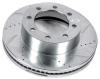 Drilled and Slotted Front Brake Rotor Fits Select Ford F-250, F-350, F-450 Super Duty Trucks 4WD [Right] - image 1
