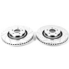 Cross Drilled And Slotted Brake Rotors Front