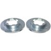 AR85218XPR Rear Drilled, Slotted & Zinc Plated Brake Rotor Pair, Includes PWRAR85218XL & PWRAR85218XR - image 1
