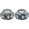 AR85225XPR Rear Drilled, Slotted & Zinc Plated Brake Rotor Pair, Includes AR85225XL & AR85225XR - image 1