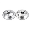 Power Stop Drilled And Slotted Brake Rotor - image 1