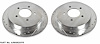 Cross-Drilled and Slotted Brake Rotors Rear - image 1