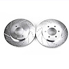 Cross-Drilled and Slotted Brake Rotors Front - image 1