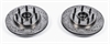 Power Stop drilled and slotted rotors give you the advantages of both drilled holes for cooling and - image 1