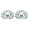 AR86004XPR Evolution Drilled and Slotted Front Brake Rotors, Fits Select Ram 1500