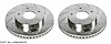 Cross-Drilled and Slotted Brake Rotors Front - image 1