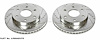 Cross-Drilled and Slotted Brake Rotors Front - image 1