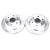 Cross-Drilled and Slotted Brake Rotors Rear - image 1