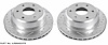 Cross-Drilled and Slotted Brake Rotors Rear - image 1