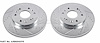 Cross-Drilled and Slotted Brake Rotors Front - image 1