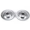 Power Stop Drilled And Slotted Brake Rotor - image 1