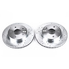 Cross-Drilled and Slotted Brake Rotors Front - image 1