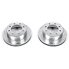 Power Stop Drilled And Slotted Brake Rotor - image 1