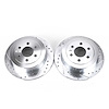 Power Stop Drilled And Slotted Brake Rotor - image 1