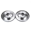 Power Stop Drilled And Slotted Brake Rotor - image 1