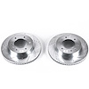 Power Stop Drilled And Slotted Brake Rotor - image 1