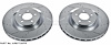 Cross-Drilled and Slotted Brake Rotors Front - image 1