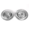 Cross-Drilled and Slotted Brake Rotors Front - image 1