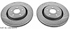 Cross-Drilled and Slotted Brake Rotors Front - image 1
