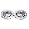Cross-Drilled and Slotted Brake Rotors Rear - image 1