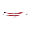 Braided Stainless Steel Hose Kit - 1995-1999 Toyota Tacoma 4WD - Front & Rear Set - image 1