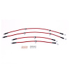Braided Stainless Steel Hose Kit - 1992-1995 Honda Civic - 1994-1997 Civic del Sol - w/4-Wheel ABS - Front & Rear Set - image 1