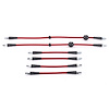 Braided Stainless Steel Hose Kit - 1983-1995 BMW 5-Seires - 1982-1987 6-Seires - 1987-1994 7-Seires - Front & Rear Set - image 1