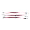 Braided Stainless Steel Hose Kit - 2000-2006 BMW 3-Series - Front & Rear Set - image 1