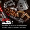 Braided Stainless Steel Hose Kit - 2001-2006 BMW M3 - Front & Rear Set - image 3