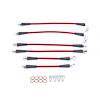 Braided Stainless Steel Hose Kit - 1998-2002 Chevrolet Camaro/Pontiac Firebird w/Traction Control - Front & Rear Set - image 1