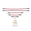 Braided Stainless Steel Hose Kit - 1985-1992 Chevrolet Camaro/Pontiac Firebird - With Rear Disc Brakes - Front & Rear Set - image 1
