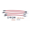 Braided Stainless Steel Hose Kit - 2006-2013 Chevy Corvette Z06/427/Grand Sport - w/Iron Brake Rotor - Front & Rear Set - image 1