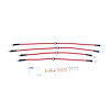 Braided Stainless Steel Hose Kit - 2006-2011 Honda Civic EX/EX-L/SI - Front & Rear Set - image 1