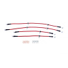 Braided Stainless Steel Hose Kit - 2006-2009 Honda S2000 - Front & Rear Set - image 1