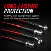 Braided Stainless Steel Hose Kit - 2002-2006 Mitsubishi Lancer Evolution - Front & Rear Set - image 4