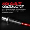 Braided Stainless Steel Hose Kit - 1994-1999 Mitsubishi Eclipse - Front & Rear Set - image 4