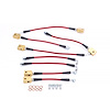 Braided Stainless Steel Hose Kit - 2008-2012 Infiniti G37 - 2009-2016 Nissan 370Z w/Iron Calipers - Front & Rear Set - image 1