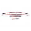 Braided Stainless Steel Hose Kit - 2010-2014 Volkswagen Golf/GTI - 2010-2016 Eos - Front & Rear Set - image 1
